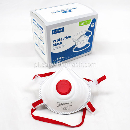 Respirator kubkowy FFP3 z zaworem zatwierdzonym przez CE